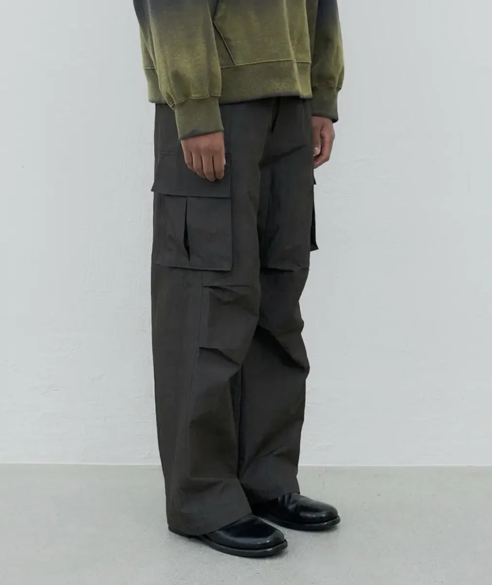 비얼디드키드 Beetle Utility Pants_Charcoal